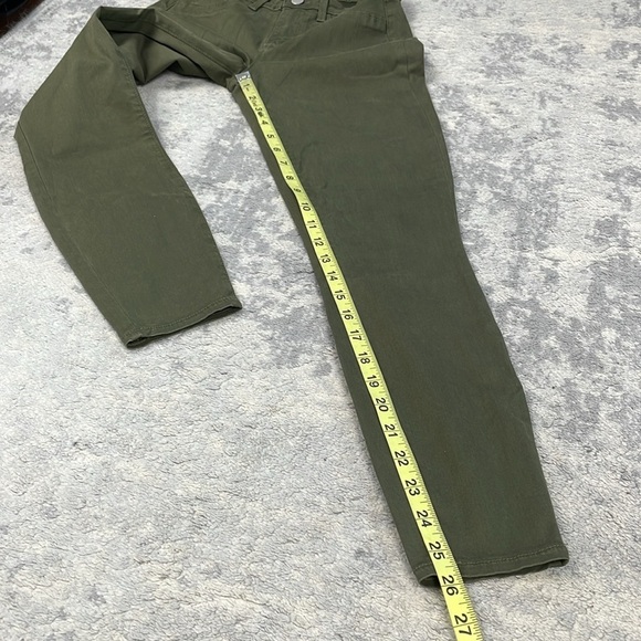 NWT L’Agence Margot Skinny High Rise Jeans Olive Night Green Sz 24 - Picture 10 of 11